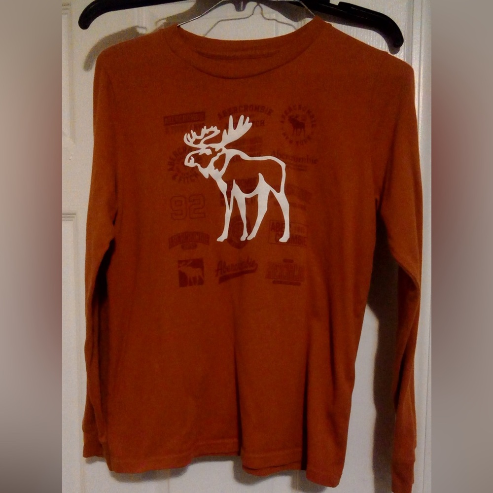 Abercrombie boys long sleeve shirt size M